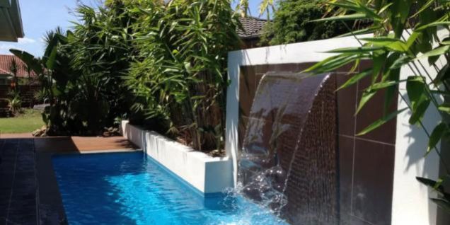 Swimming pool built